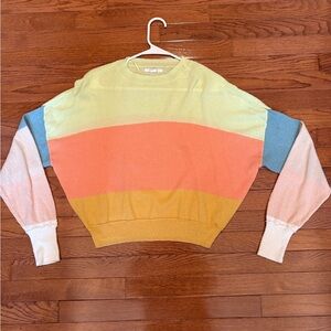 O’Neill Color Block Knit Sweater Large